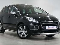 Usado Peugeot 3008 Access 120 CV (88 kW) 2015 Negro Familiar