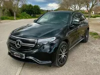 Usado Mercedes EQC400 300 kW (408 CV) 2021 Negro SUV