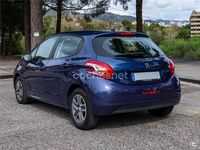 Usado Peugeot 208 Allure 82 CV (60 kW) 2013 Azul Utilitario