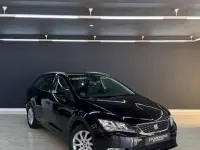 Usado Seat Leon ST Reference 110 HP (80 kW) 2015 Preto Carrinha
