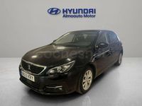 Usado Peugeot 308 Style 130 CV (95 kW) 2018 Negro Berlina