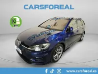 Usado VW Golf VII R-line 150 CV (110 kW) 2019 Azul Familiar