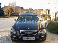 Usado Mercedes E270 Elegance 177 CV (130 kW) 2005 Negro Berlina