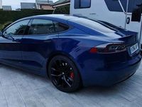 Usado Tesla Model S Long Range AWD 450 kW (613 CV) 2019 Azul Utilitario