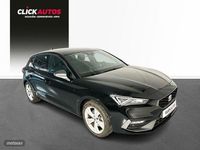 Usado Seat Leon FR 130 CV (95 kW) 2023 Negro Berlina