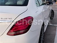 Usado Mercedes C220 AMG line 170 CV (125 kW) 2014 Blanco Berlina