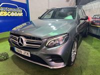Usado Mercedes GLC220 AMG line 170 CV (125 kW) 2016 Gris / plata SUV