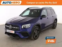 Usado Mercedes GLB200 AMG line 150 CV (110 kW) 2021 Azul SUV