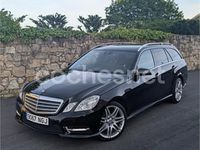 Usado Mercedes E220 Avantgarde 170 CV (125 kW) 2012 Negro Familiar