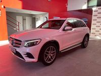 Usado Mercedes GLC220 AMG line 170 CV (125 kW) 2016 Blanco SUV