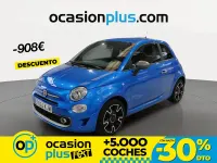 Usado Fiat 500 S 69 CV (50 kW) 2018 Azul Utilitario