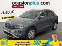 Usado VW T-Roc Life 110 CV (80 kW) 2022 Gris SUV