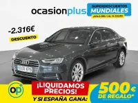 Usado Audi A4 S-Line 150 CV (110 kW) 2018 Gris Berlina