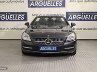 Usado Mercedes SLK200 184 CV (135 kW) 2012 Gris / plata Descapotable