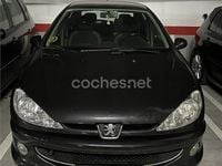 Usado Peugeot 206 90 CV (66 kW) 2005 Negro Berlina