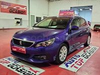 Usado Peugeot 308 130 CV (95 kW) 2020 Azul Berlina