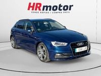 Usado Audi A3 S-Line 111 CV (81 kW) 2015 Azul Utilitario
