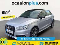 Usado Audi A1 Sportback S-Line 90 CV (66 kW) 2016 Plateado Utilitario