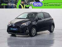 Usado Toyota Yaris Hybrid Active 75 CV (55 kW) 2018 Negro Berlina