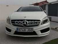 Usado Mercedes A200 AMG line 136 CV (100 kW) 2015 Blanco Berlina