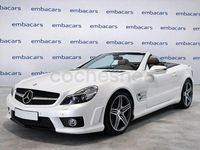 Usado Mercedes SL63 AMG AMG 525 CV (386 kW) 2008 Blanco Descapotable