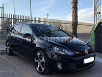 Usado VW Golf VI GTI 210 CV (154 kW) 2010 Negro Utilitario