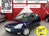 Usado Ford Fiesta Trend 80 CV (58 kW) 2002 Azul Utilitario