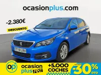 Usado Peugeot 308 Active 110 CV (80 kW) 2021 Azul Berlina