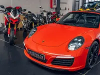 Usado Porsche 991 370 CV (272 kW) 2018 Naranja Coupe