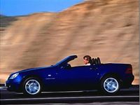 Usado Mercedes SLK200 136 CV (100 kW) 1997 Gris Descapotable