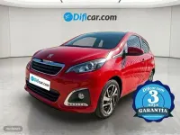 Usado Peugeot 108 Allure 82 CV (60 kW) 2018 Rojo Berlina