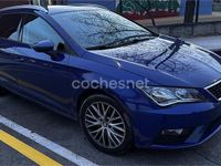 Usado Seat Leon ST Style Plus 110 CV (80 kW) 2017 Azul Familiar