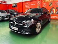 Usado Mercedes C200 160 CV (117 kW) 2022 Negro Familiar