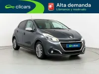 Usado Peugeot 208 Style 99 CV (72 kW) 2017 Gris Utilitario