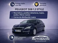 Usado Peugeot 308 Style 131 CV (96 kW) 2016 Azul Utilitario