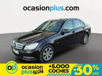 Usado Mercedes C200 Edition 136 CV (100 kW) 2012 Marrón Berlina