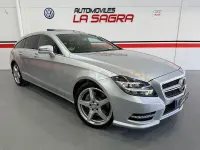 Usado Mercedes CLS350 Shooting Brake 258 CV (189 kW) 2015 Gris / plata Familiar