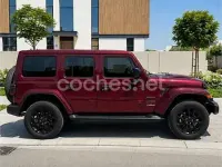 Usado Jeep Wrangler Sahara 381 CV (280 kW) 2021 Granate SUV