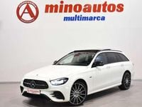 Usado Mercedes E300 AMG line 306 CV (225 kW) 2021 Blanco Familiar