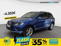 Usado VW Touareg R-line 204 CV (150 kW) 2016 Azul SUV