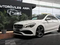 Usado Mercedes CLA250 AMG line 211 CV (155 kW) 2015 Blanco Coupe