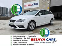 Usado Seat Leon Style 110 CV (80 kW) 2018 Blanco Familiar