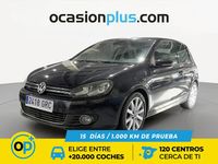 Usado VW Golf VI Sportline 105 CV (77 kW) 2009 Negro Utilitario