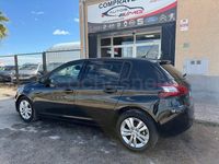 Usado Peugeot 308 Style 100 CV (73 kW) 2017 Negro Berlina