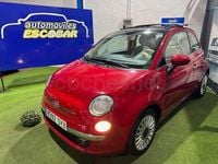 Usado Fiat 500 Lounge 95 CV (69 kW) 2010 Rojo Berlina