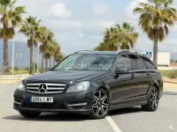 Usado Mercedes C220 170 CV (125 kW) 2012 Negro Familiar
