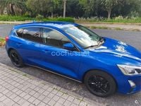 Usado Ford Focus Trend 125 CV (91 kW) 2018 Azul Berlina