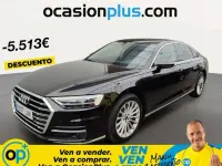 Usado Audi A8 286 CV (210 kW) 2021 Negro Berlina