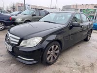 Usado Mercedes C220 Elegance 170 CV (125 kW) 2012 Negro Berlina