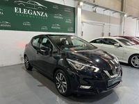 Usado Nissan Micra Visia 71 CV (52 kW) 2018 Negro Berlina